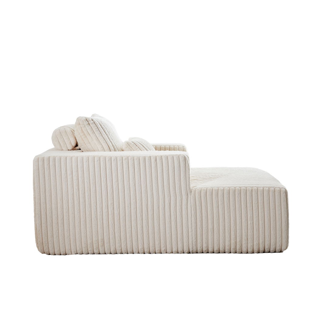 Inch Corduroy Sponge Sofa Lounge Chair