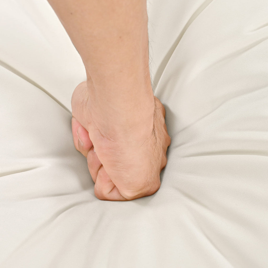 Patio 5-Piece Round Rattan Sectional Sofa Set All-Weather