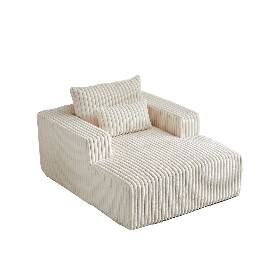 Inch Corduroy Sponge Sofa Lounge Chair