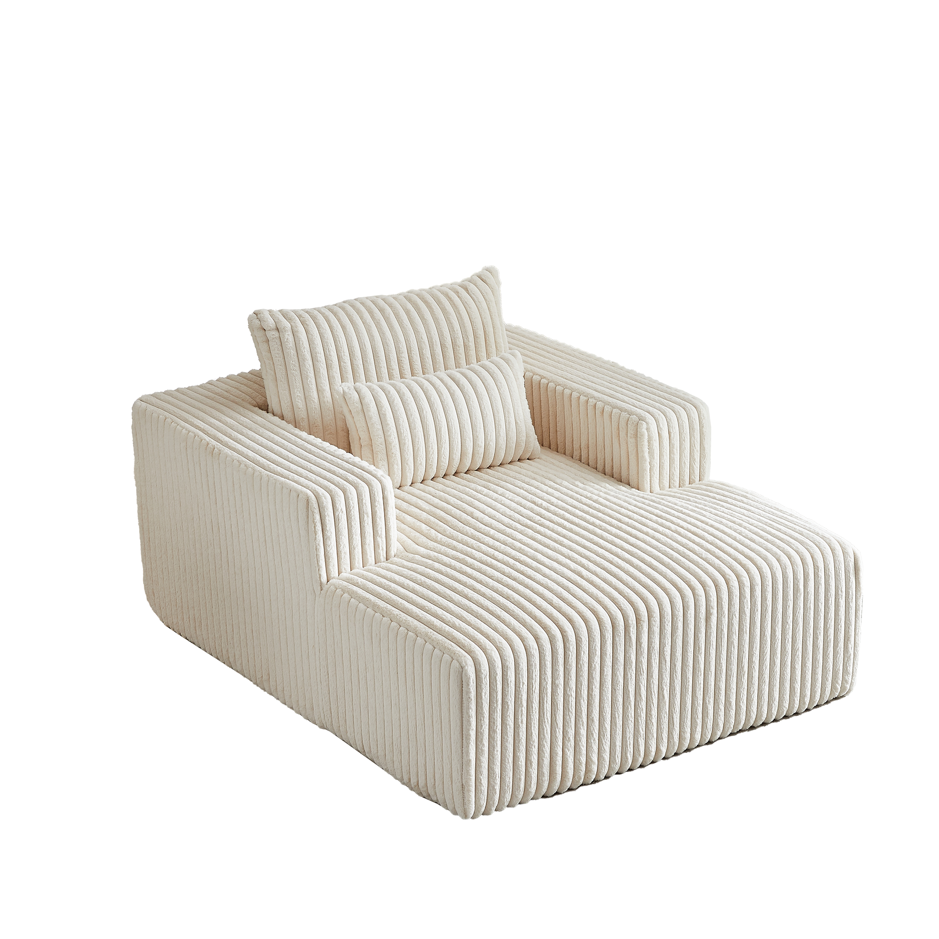 Inch Corduroy Sponge Sofa Lounge Chair