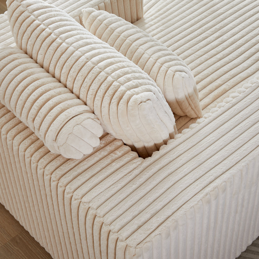 Inch Corduroy Sponge Sofa Lounge Chair