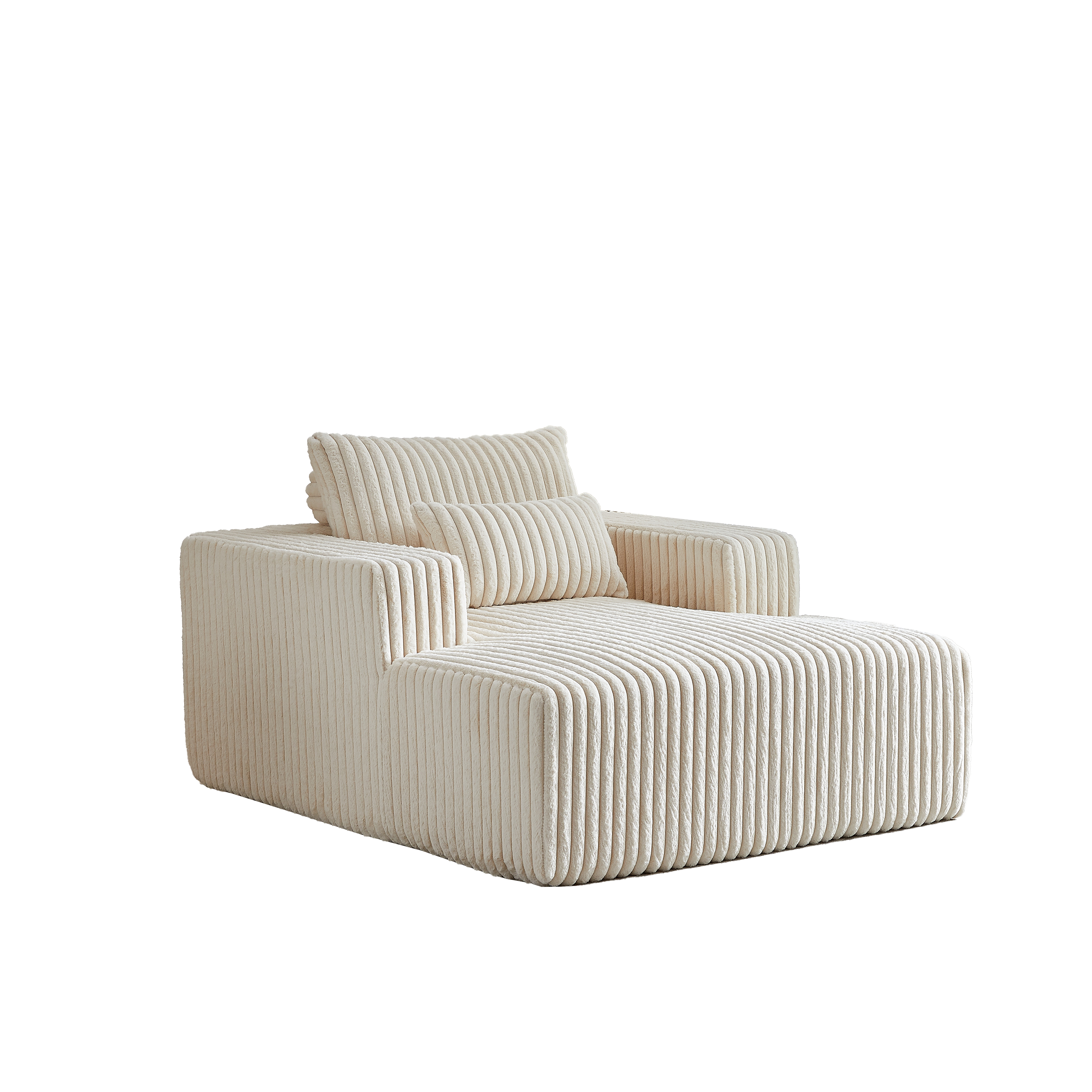 Inch Corduroy Sponge Sofa Lounge Chair