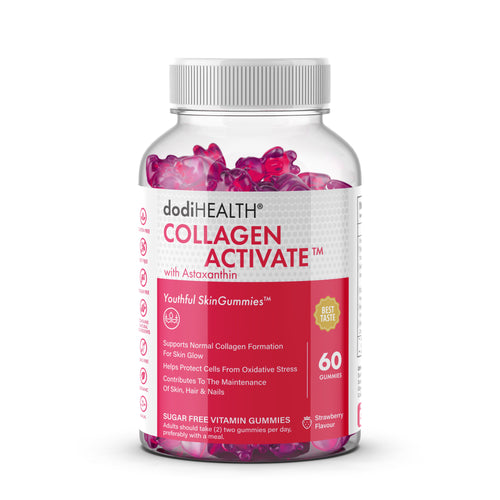 Collagen Gummies with Astaxanthin & Zinc - Sugar-Free Skin Support UK-0
