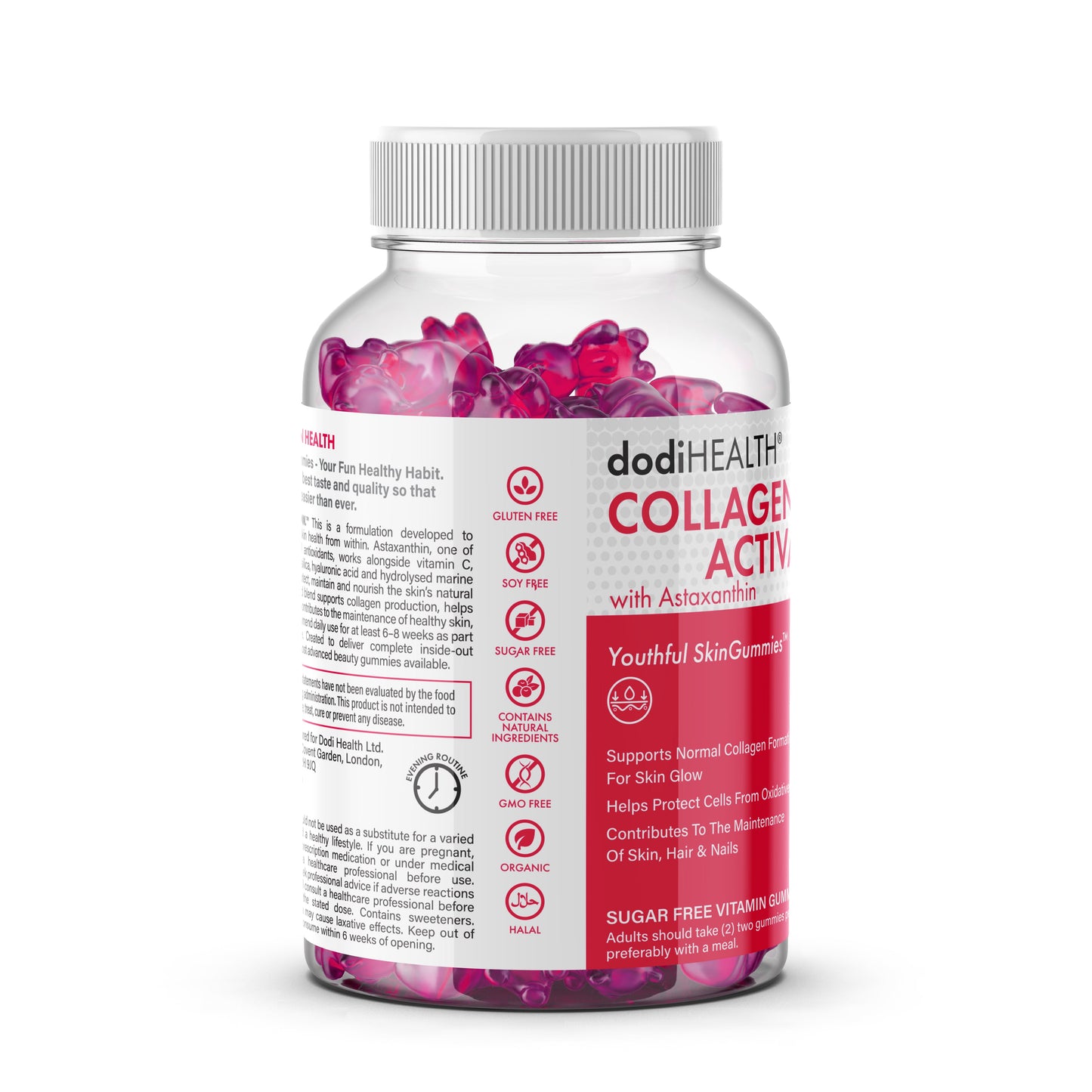 Collagen Gummies with Astaxanthin & Zinc - Sugar-Free Skin Support UK-2