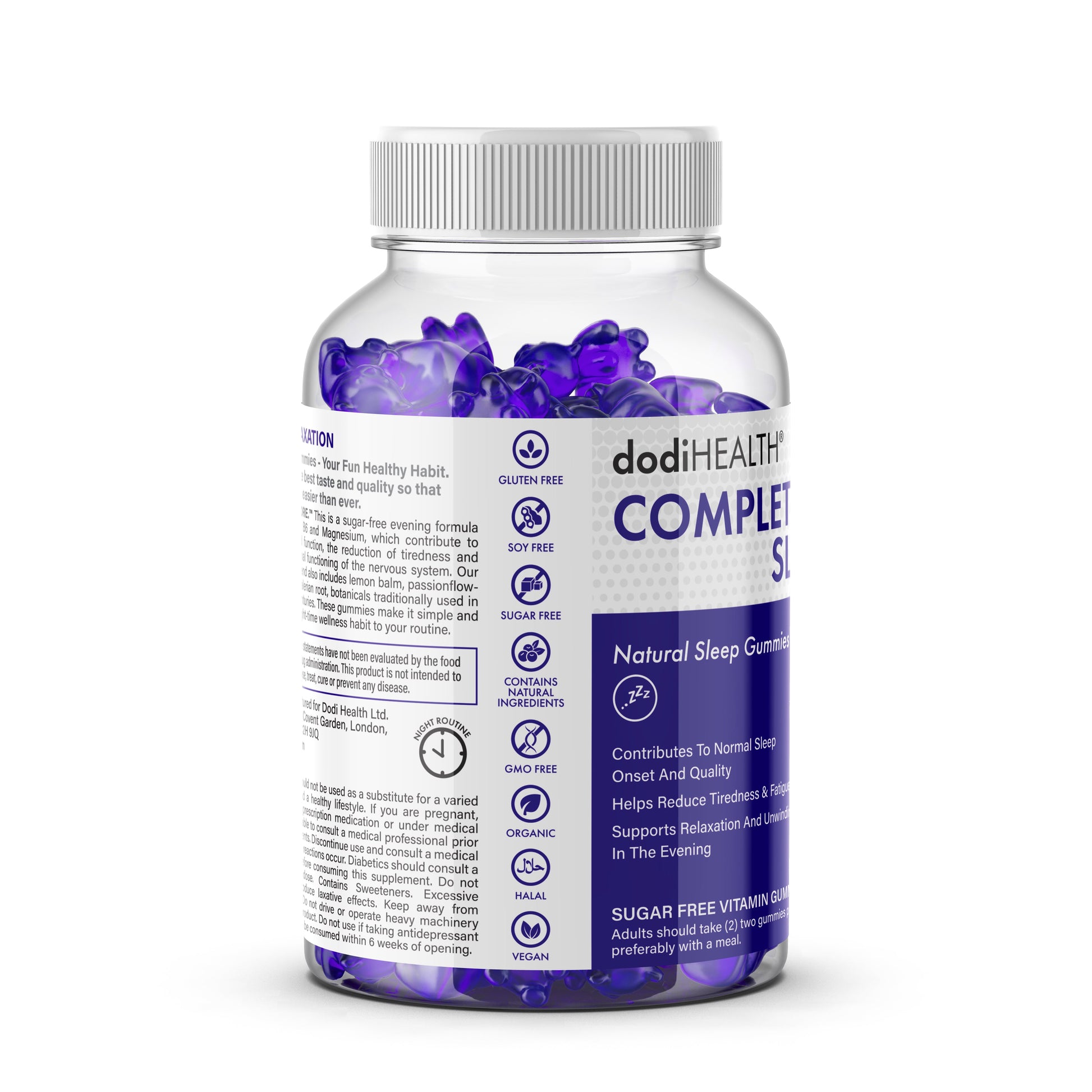 Complete Sleep Gummies with Magnesium & Valerian Root - Sugar-Free UK-2
