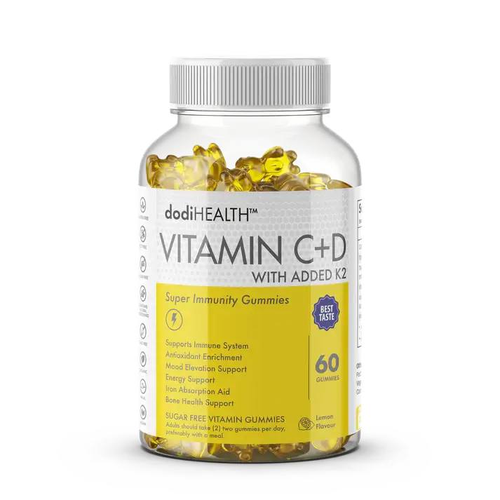 Immunity Gummies with Vitamin C, D3 & K2 - Sugar-Free UK-0