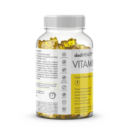 Immunity Gummies with Vitamin C, D3 & K2 - Sugar-Free UK-3