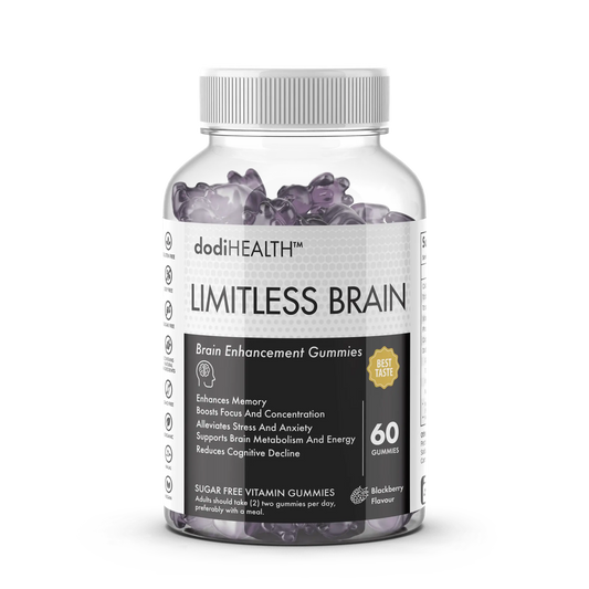Limitless Brain Gummies - Nootropic Focus & Memory Support - Sugar Free UK-0
