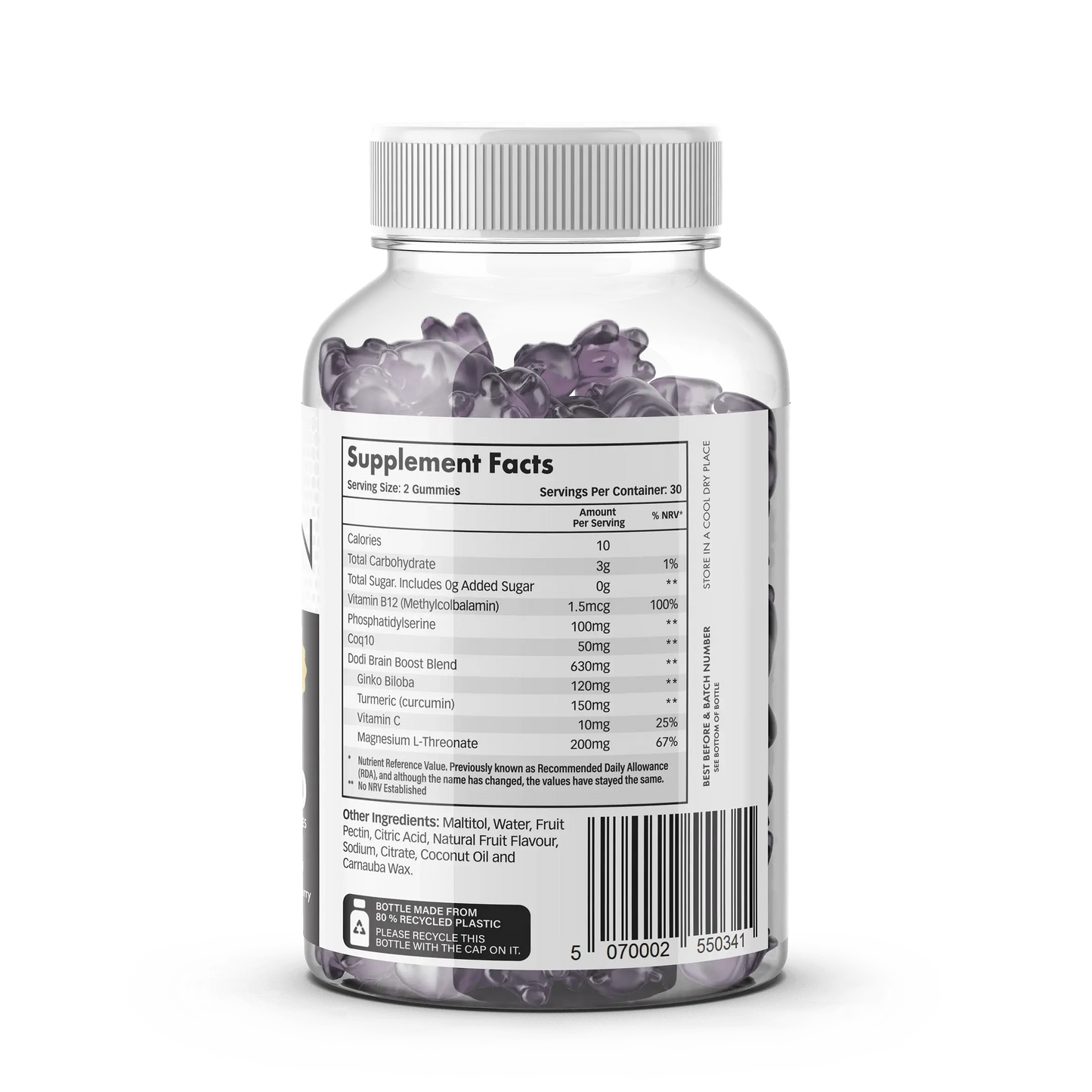 Limitless Brain Gummies - Nootropic Focus & Memory Support - Sugar Free UK-2
