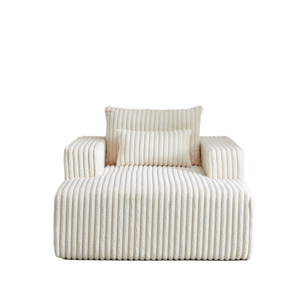Inch Corduroy Sponge Sofa Lounge Chair