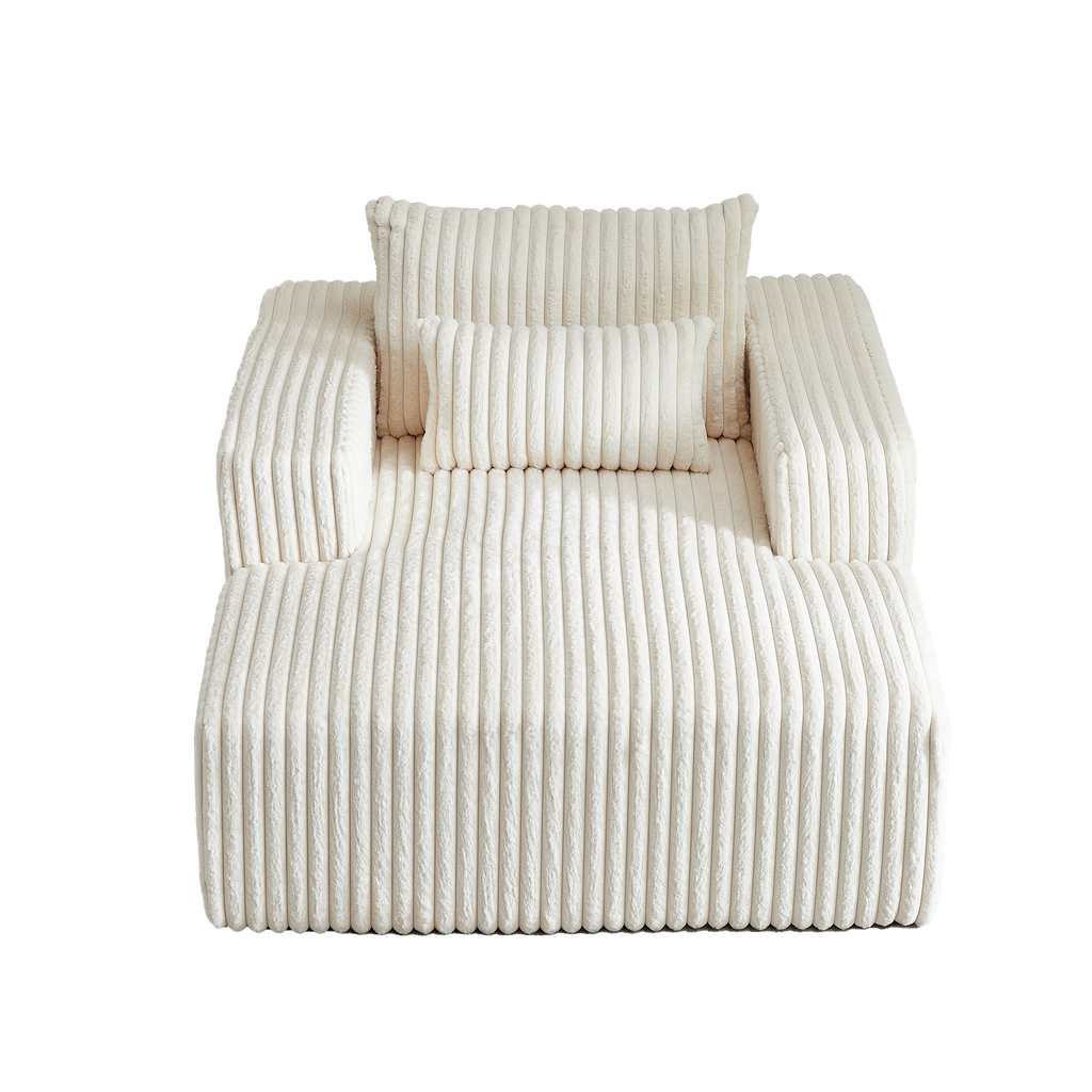 Inch Corduroy Sponge Sofa Lounge Chair