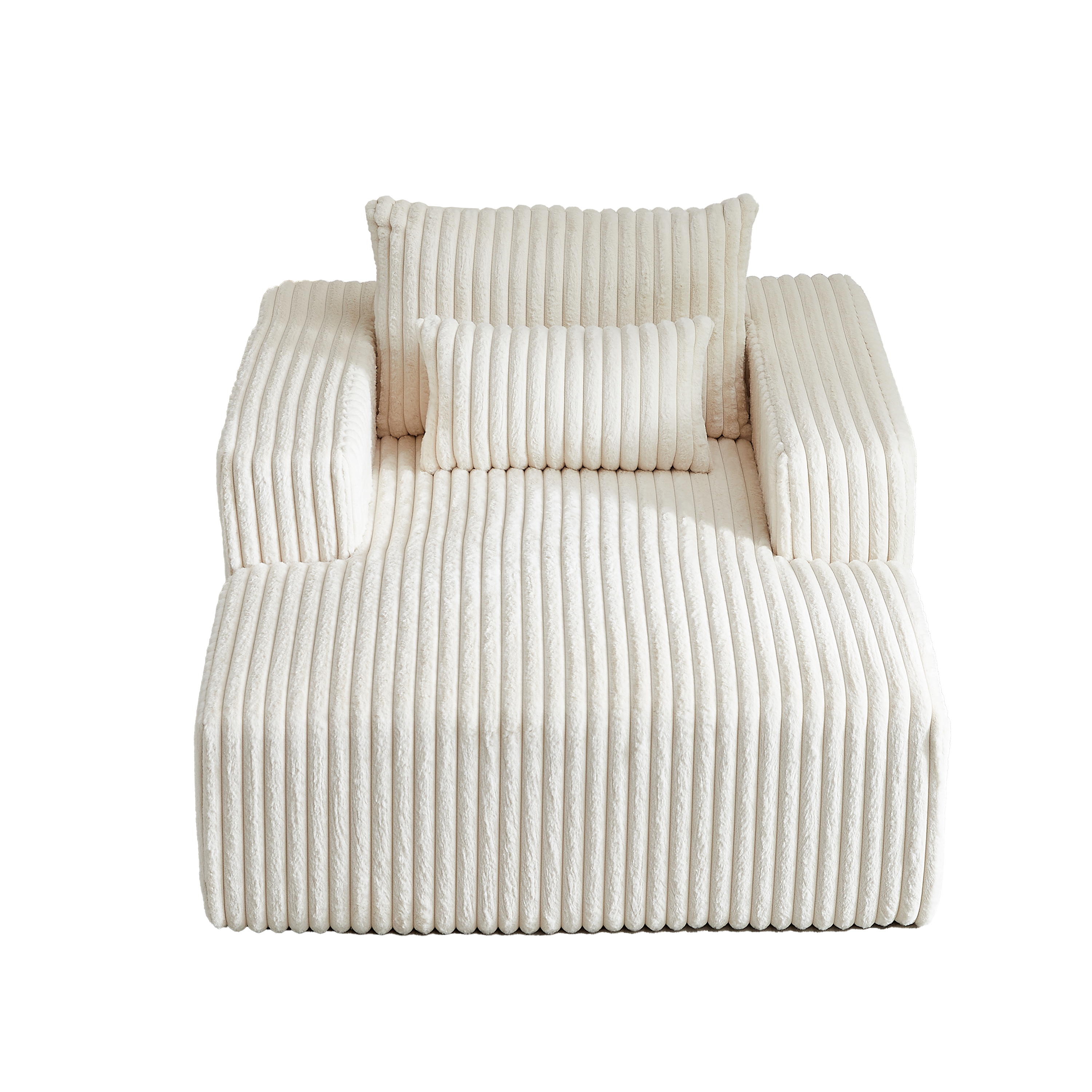 Inch Corduroy Sponge Sofa Lounge Chair