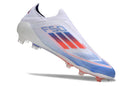 BOTA DE FUTBOL ADIDAS F50 ELITE FG - BLANCO/AZUL