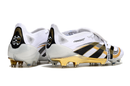 BOTA DE FUTBOL ADIDAS PREDATOR TONGUE FG ELITE - BLANCO/DORADA