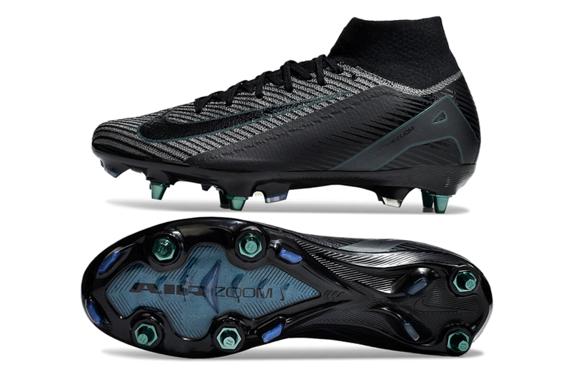BOTA DE FUTBOL NIKE MERCURIAL SUPERFLY SG 10 ELITE - NEGRO